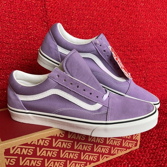 Vans Old Skool Chalk Violet/True White MENS - Picture 6 of 16